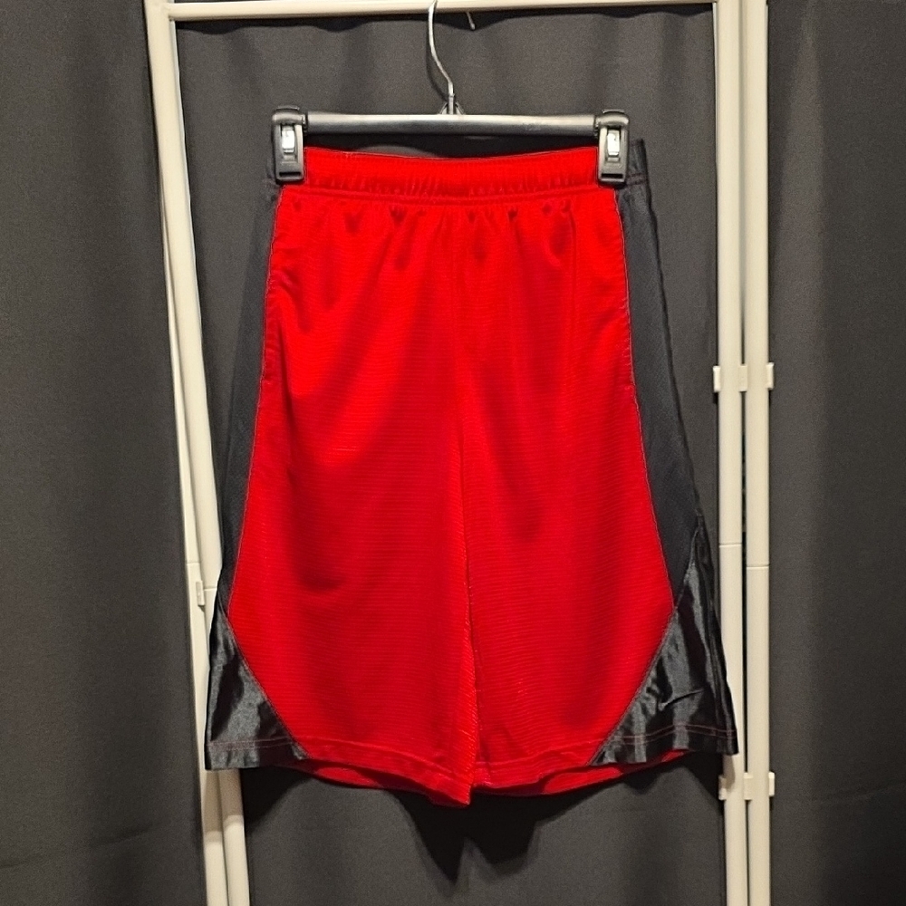 Nike Red and Black Athletic Shorts